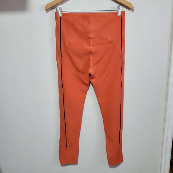 ZYIA Ribbed Premium 7/8 Leggings Hi-Rise Stretch Burnt Orange Women's 14-16, XL - Picture 7 of 14